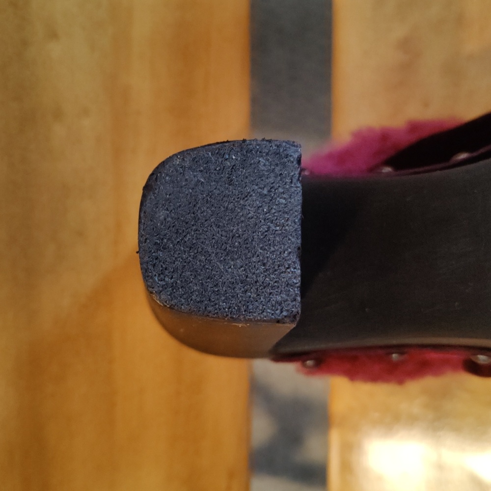 Via Spiga made in Italy burgundy velvet mules size 6.5 - Picture 13 of 14